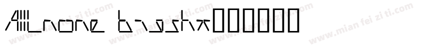 AIIlnone bigshx字体转换